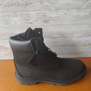 Timberland 6 Inch Basic Waterproof Black Nubuck